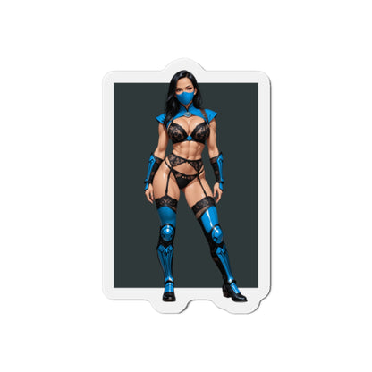Магніт Kitana Mortal Kombat – магніт з аніме-дівчиною-воїном, декор для геймерів