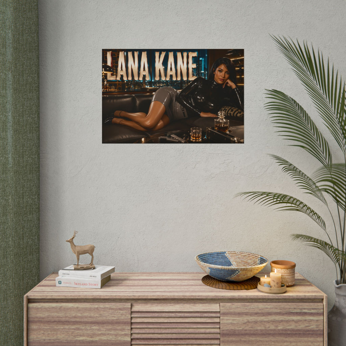 Lana Kane Character Poster Archer Wall Decor Collectible Art Print