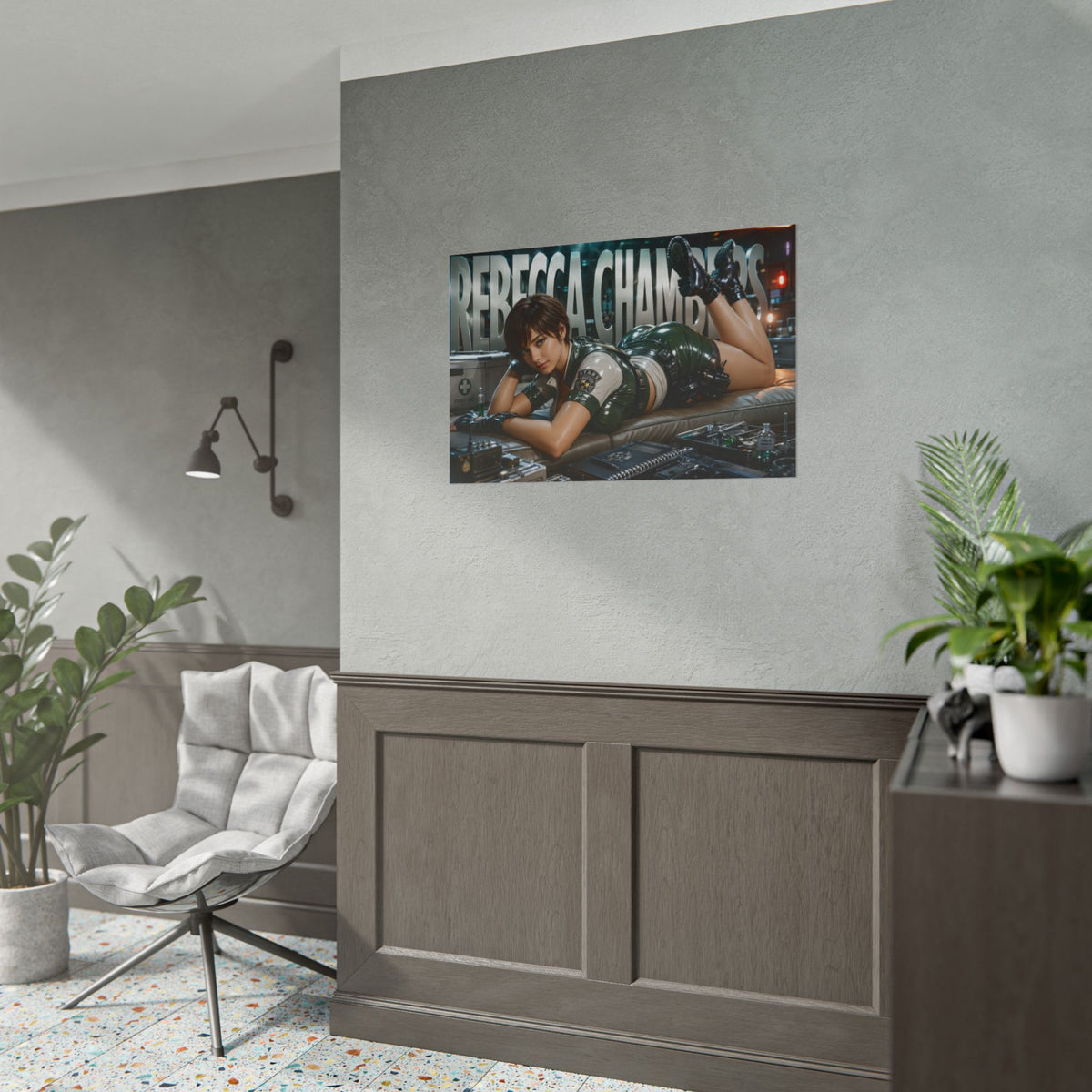 Rebecca Chambers Resident Evil Poster Gaming Wall Art Gamer Room Decor Art Print