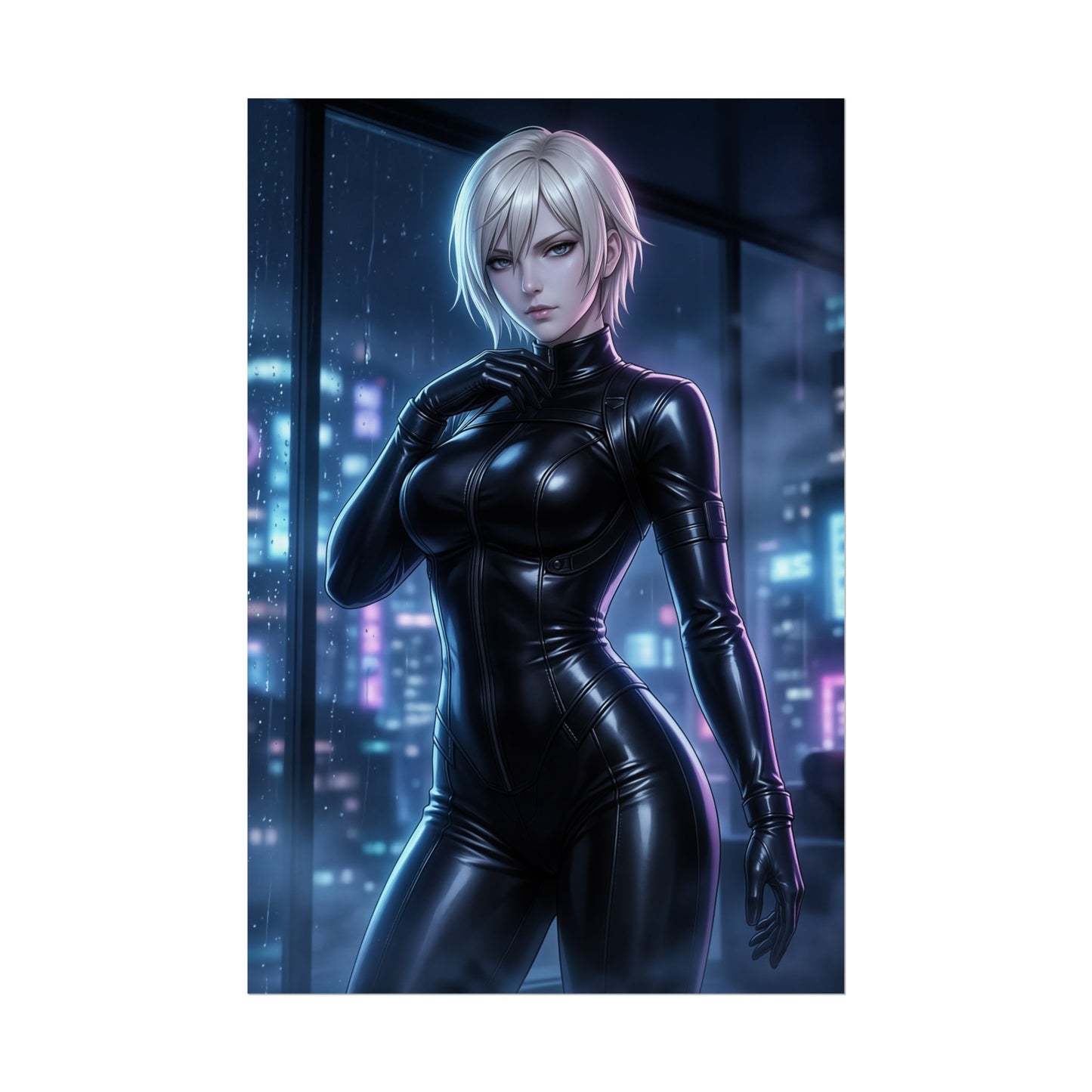 Christie Dead or Alive Poster Fighter Woman Wall Art Blonde Assassin Girl Print Martial Artist Character Gaming Room Decor Gift