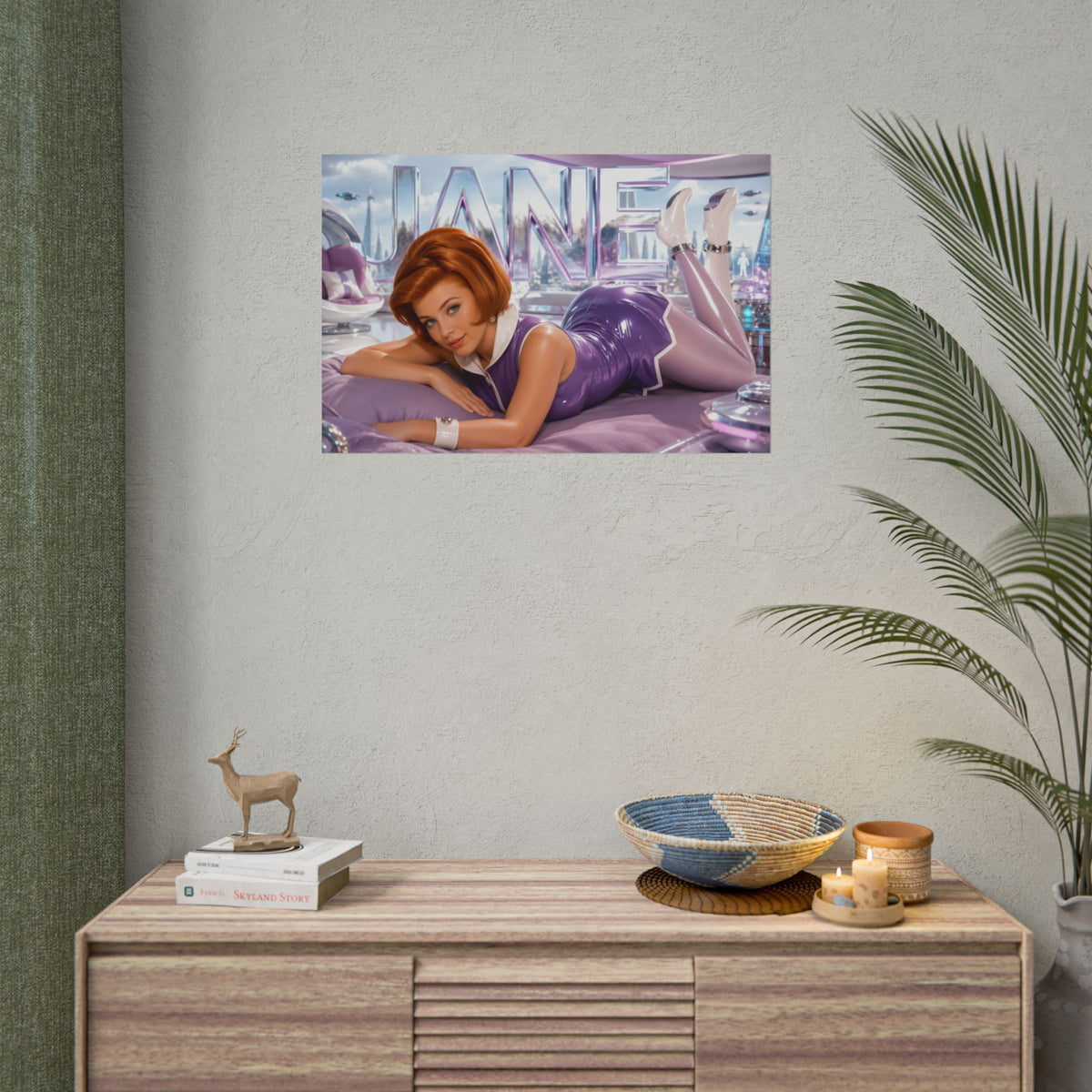 Retro Wall Art Jane Jetson The Jetsons Poster Character Room Decor Art Print