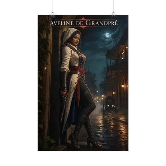 Assassin's Creed Liberation Aveline Poster for PC Gaming Setup and Game Room Decor
