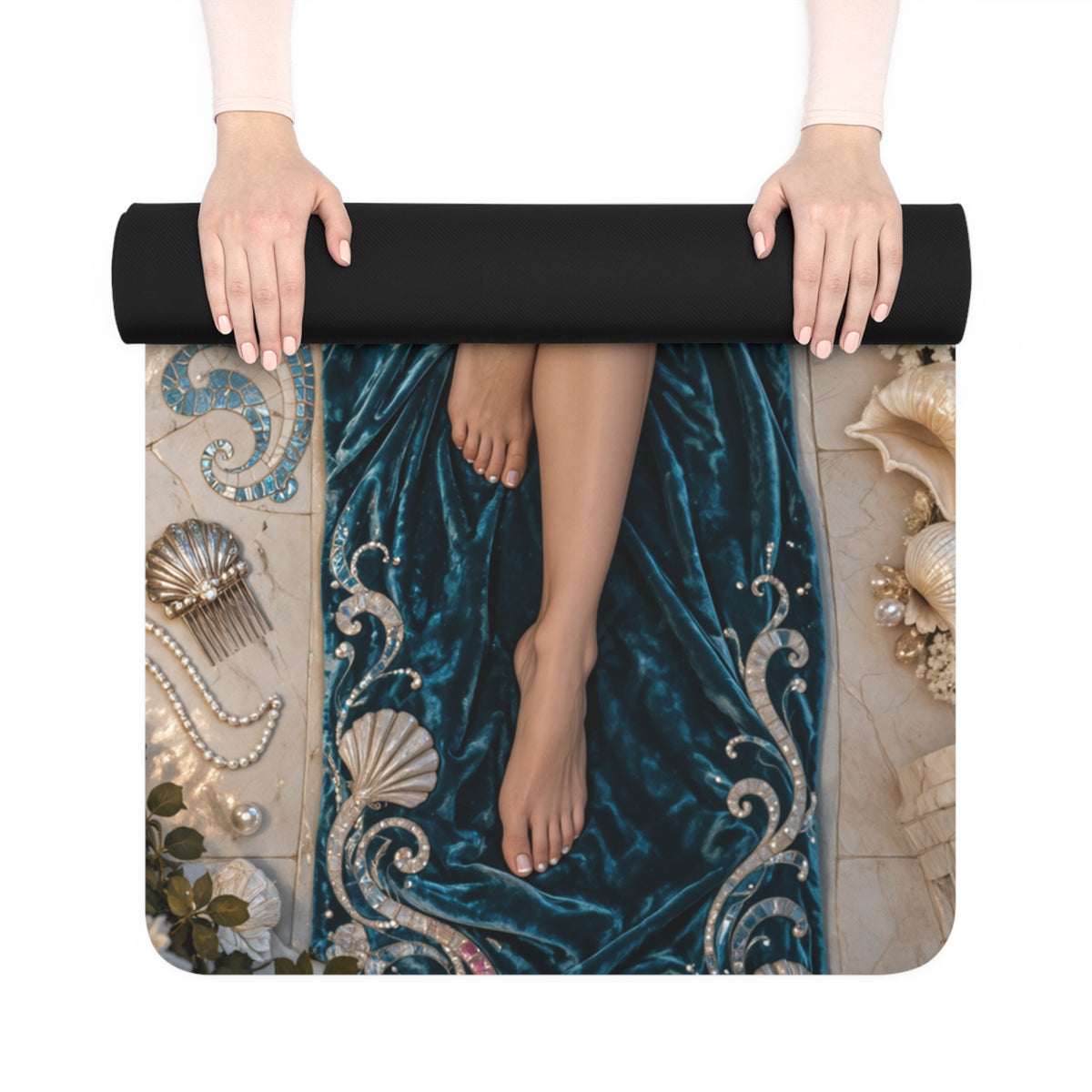 Ariel Non Slip Workout Mat 24x72 Yoga Pilates Fitness