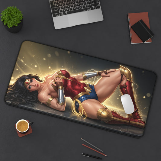 DC Comics Mouse Pad, Wonder Woman Desk Mat, Gamer Gift