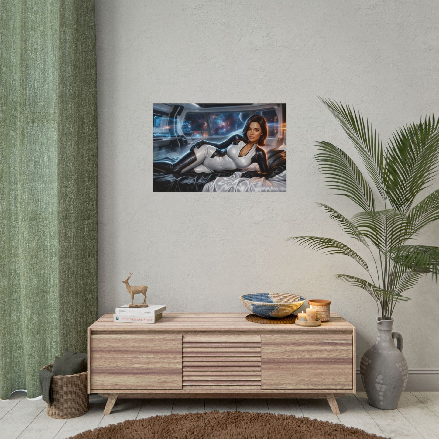 Miranda Lawson Poster, Sci Fi Wall Art, Gaming Print, Room Decor