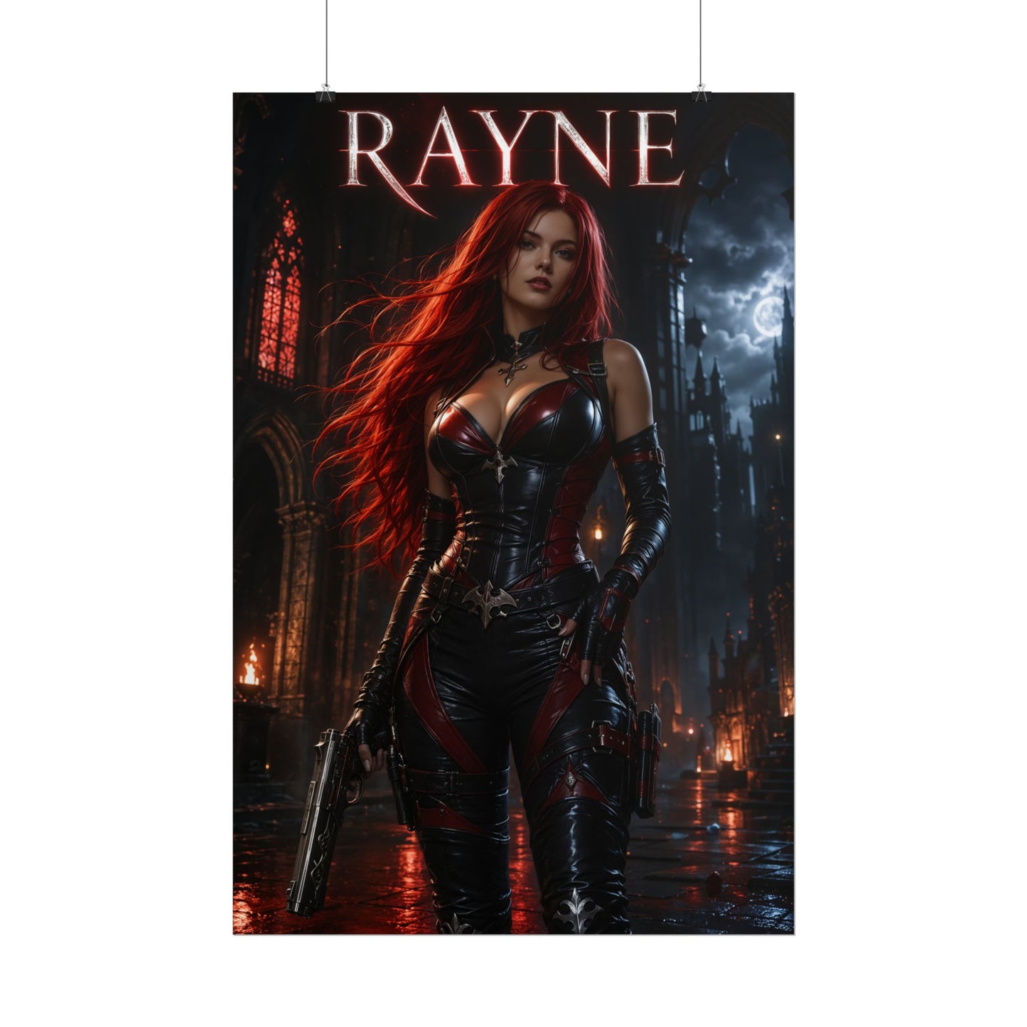 BloodRayne Rayne Poster Vampire Game Wall Art Print Decor