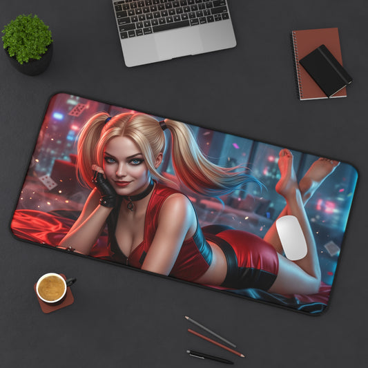 DC Comics Mouse Pad, Harley Quinn Desk Mat, Gamer Gift