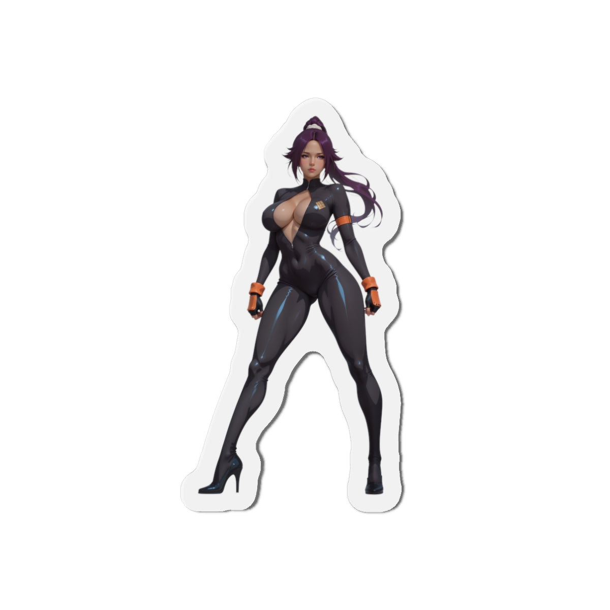 Yoruichi Shihouin Magnet – Bleach Anime Girl Fridge Magnet, Sexy Warrior Decor