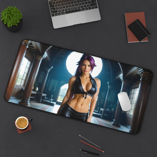 Yoruichi Schreibtischunterlage, Anime-Gaming-Mauspad, Große Schreibtischunterlage aus Bleach Heroine