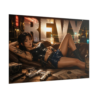 Revy Black Lagoon Anime Poster Character Wall Art Room Decor Collectible Print