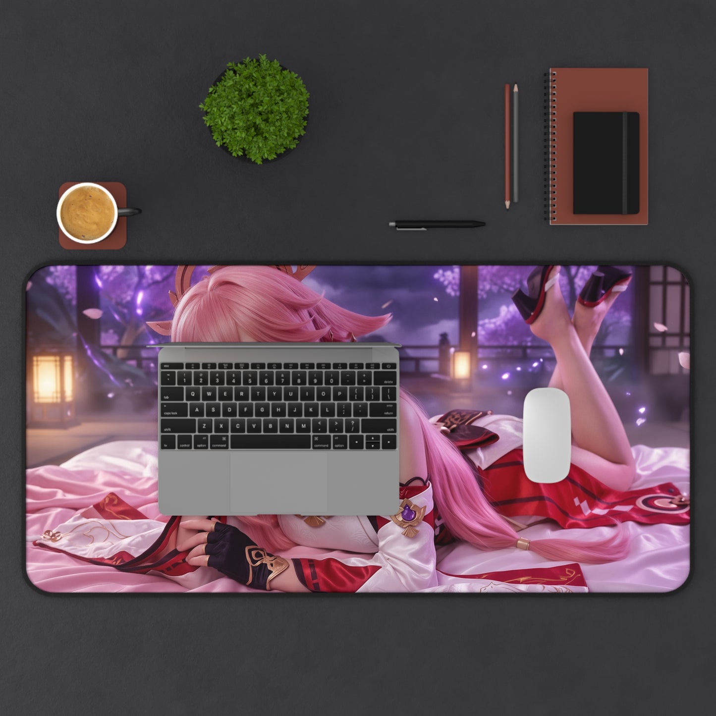 Genshin Impact Mouse Pad, Yae Miko Desk Mat, XXL Pad