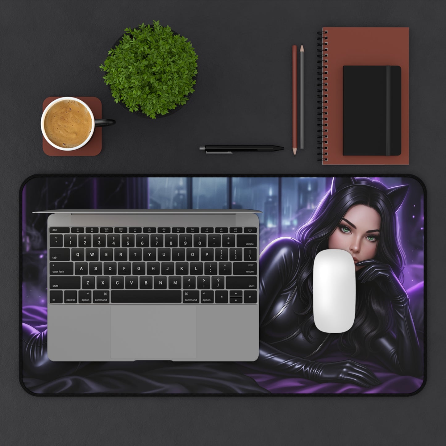 DC Comics Mouse Pad, Catwoman Desk Mat, Gamer Gift XXL