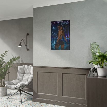 Catwoman Comic Poster Character Wall Art Collector Room Decor Art Print