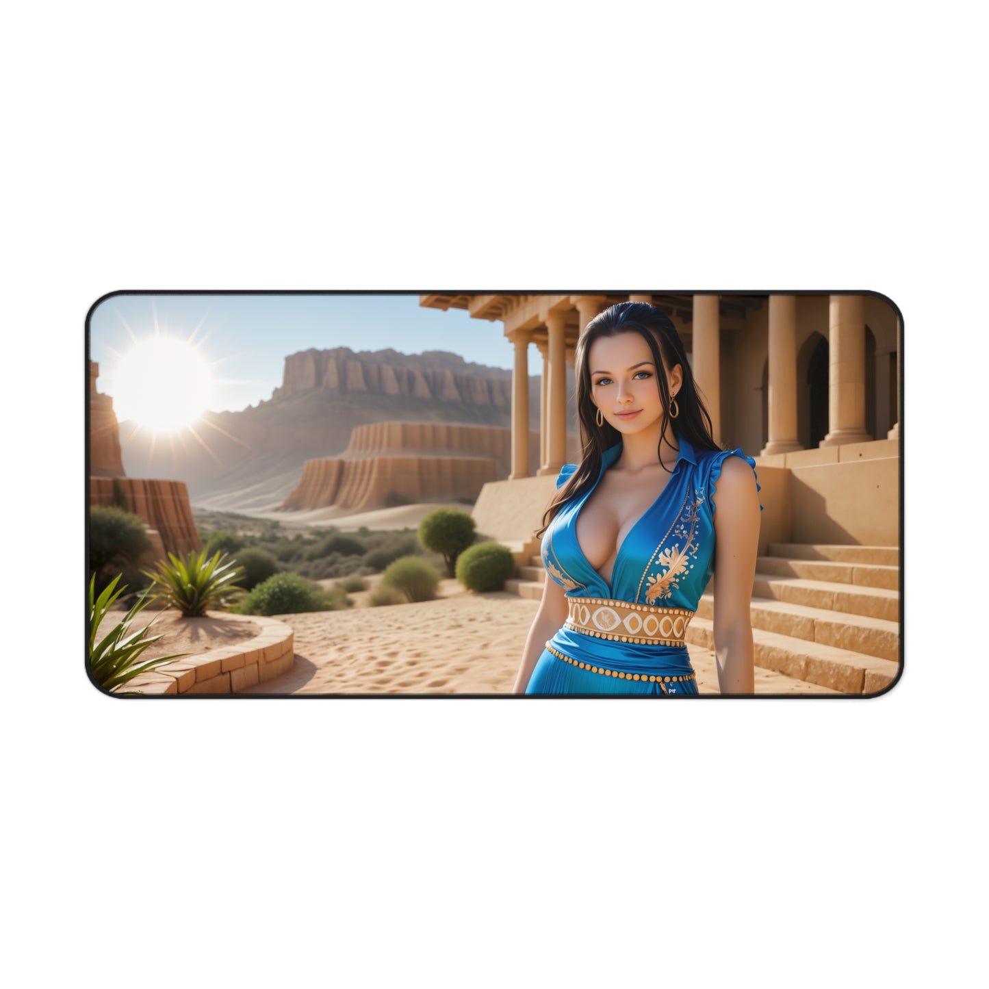 Килимок для столу Boa Hancock, килимок для миші для аніме-ігор, стильний настільний стіл у стилі піратської дівчини