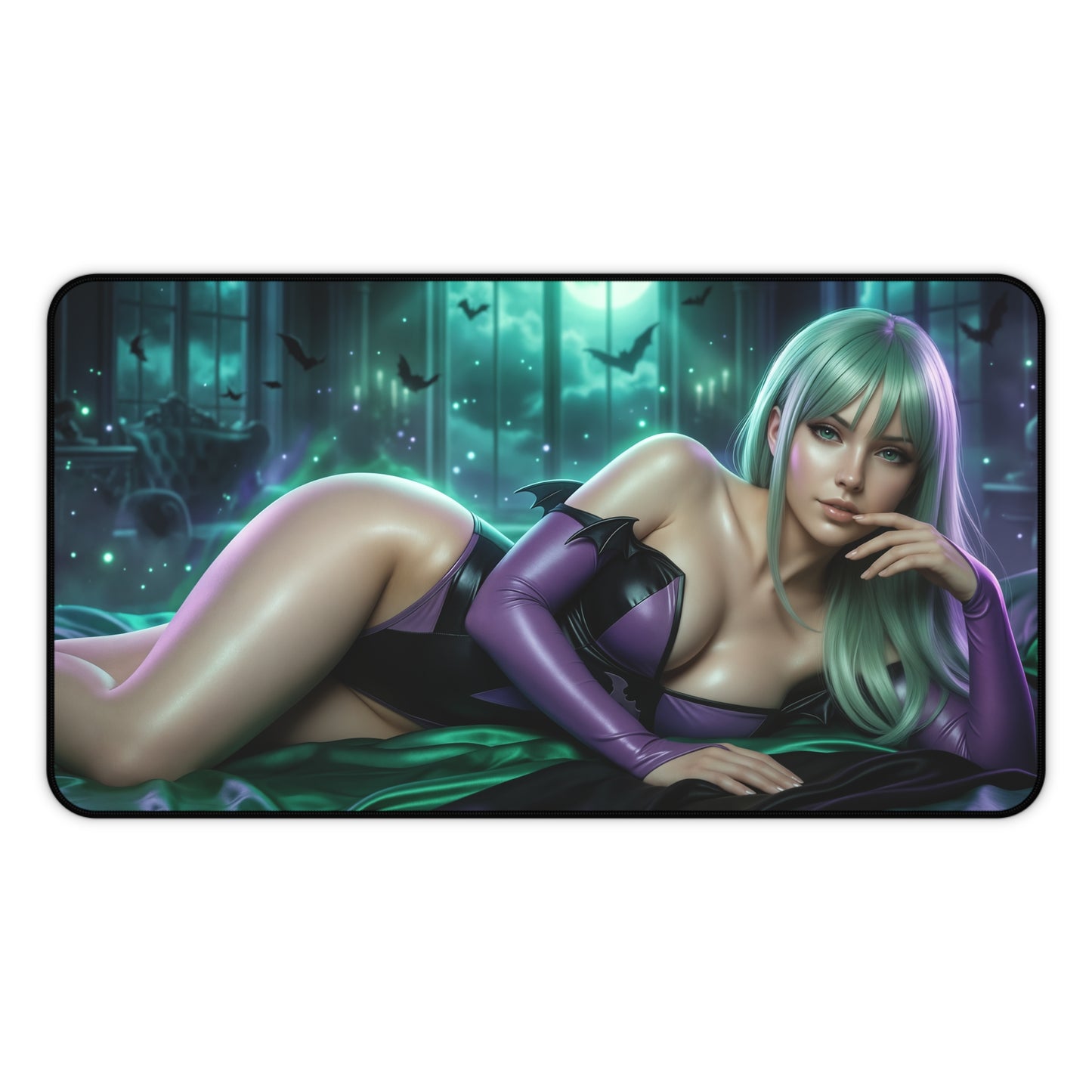 Darkstalkers Mouse Pad, Morrigan Desk Mat, Gamer Gift XXL
