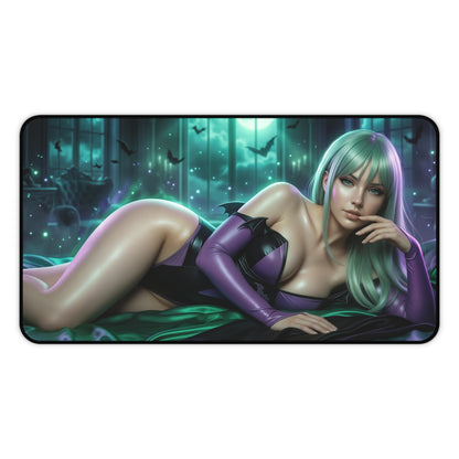 Darkstalkers Mouse Pad, Morrigan Desk Mat, Gamer Gift XXL