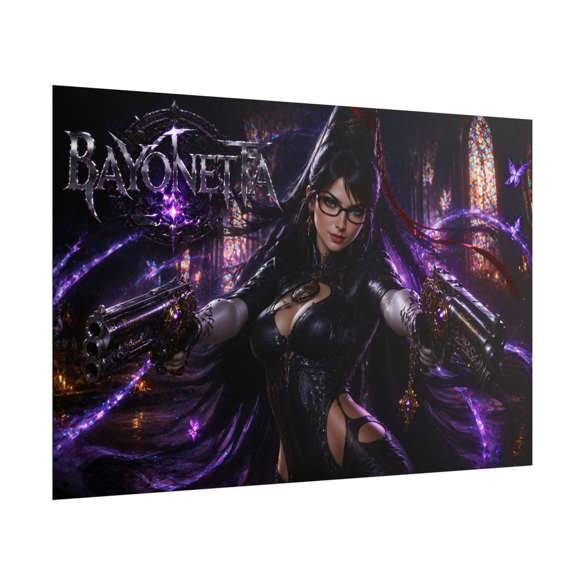 Bayonetta Gaming Poster Wall Art Gamer Room Decor Collectible Print