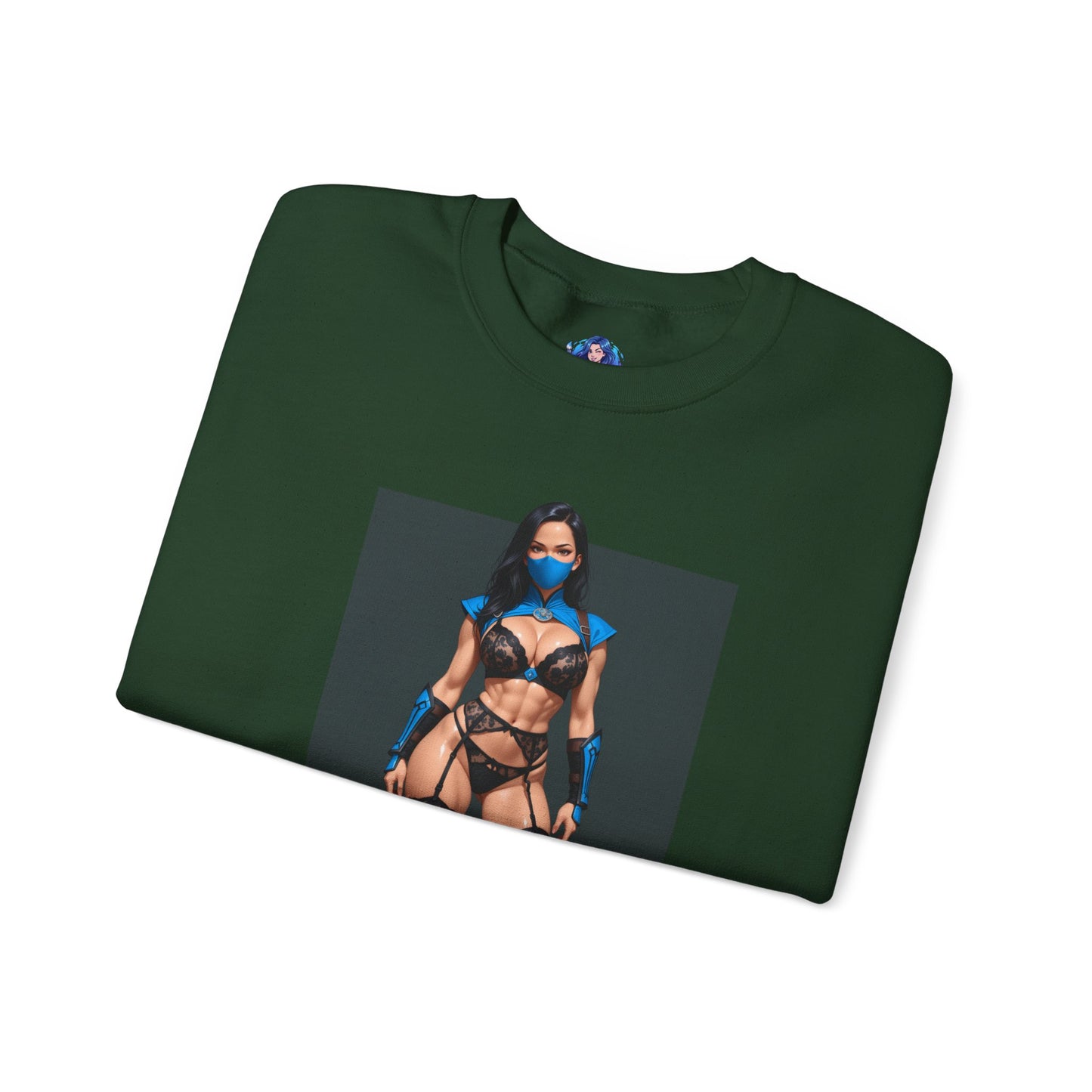 Толстовка Kitana Mortal Kombat, топ Edenian Warrior Crewneck, затишний ігровий вуличний одяг для колекціонерів