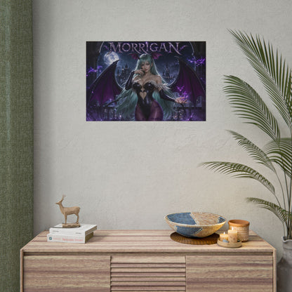 Morrigan Aensland Darkstalkers Poster Wall Art Character Room Decor Collectible