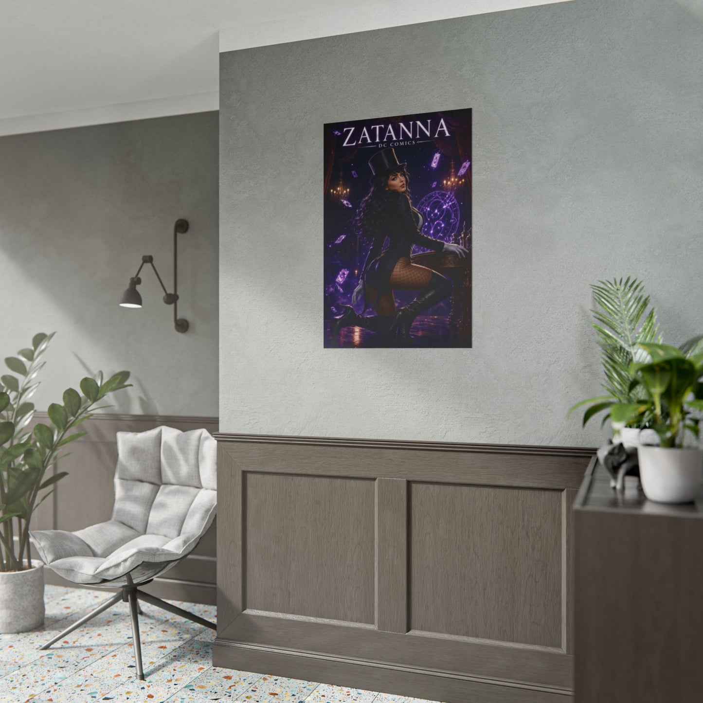 Zatanna Poster, DC Comics Wall Art, Magic Print, Superhero Decor