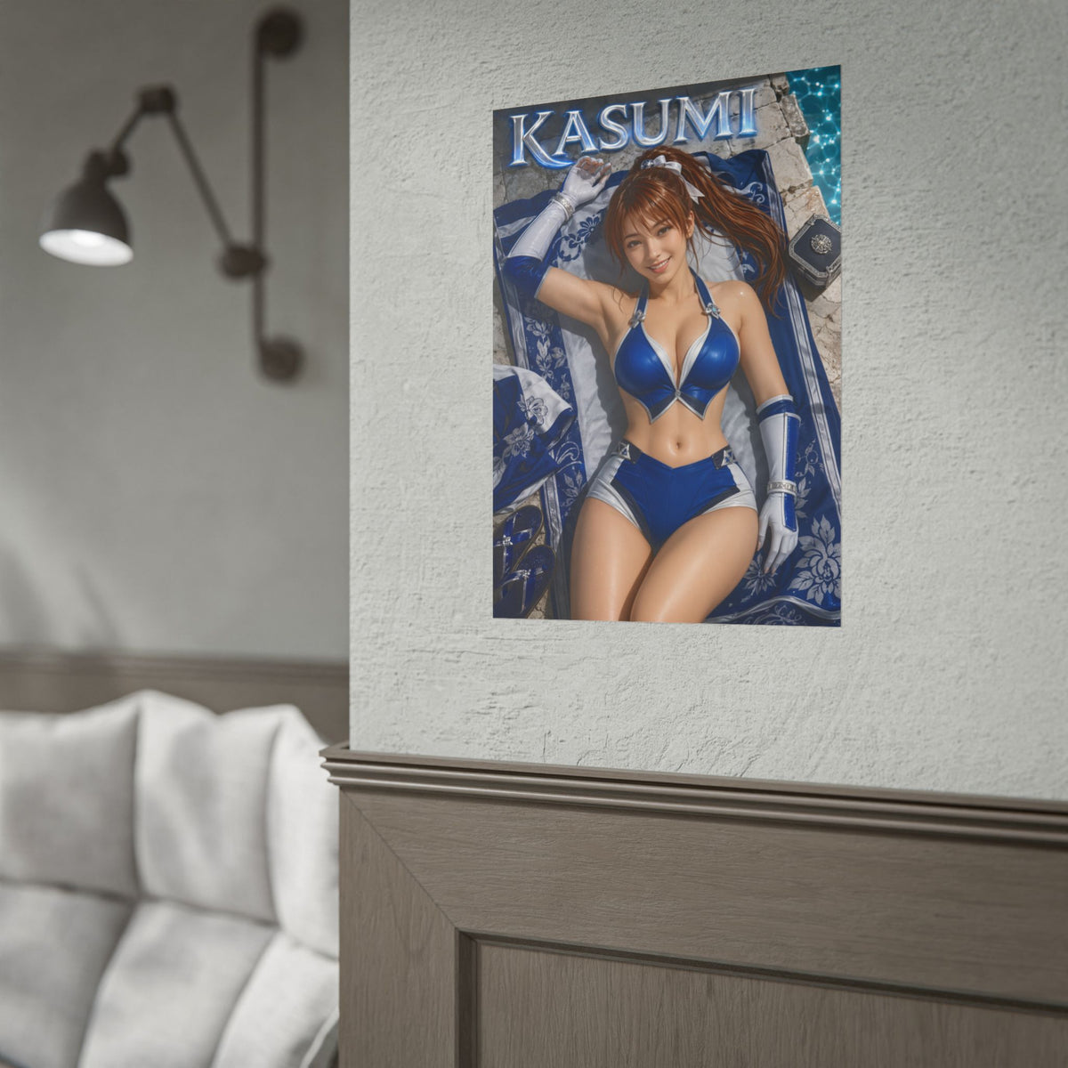Kasumi Dead or Alive Gaming Poster Wall Art Gamer Room Decor Collectible Print