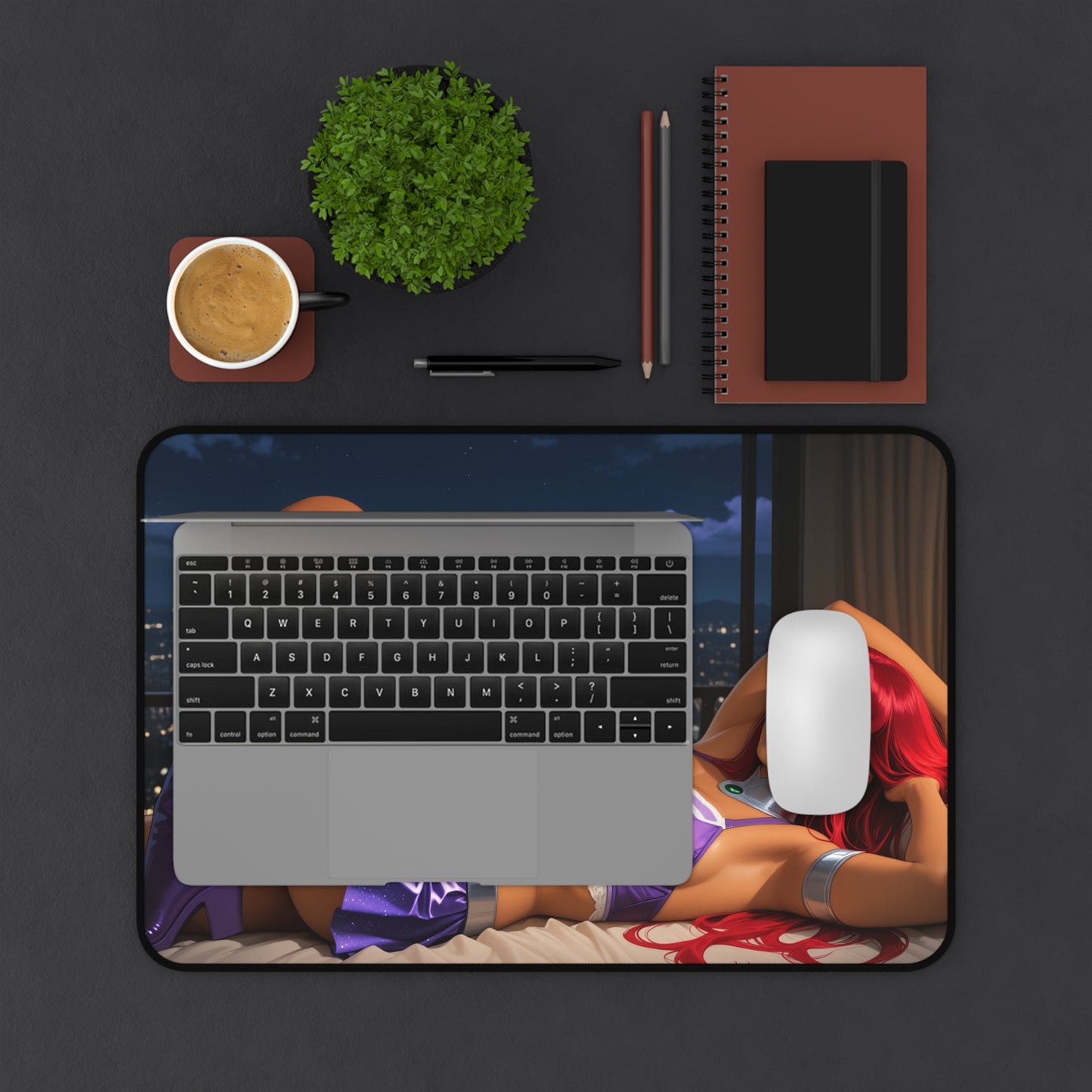 Килимок для столу Starfire, килимок для миші "Дівчина-супергерой", налаштування ігрового столу Cosmic