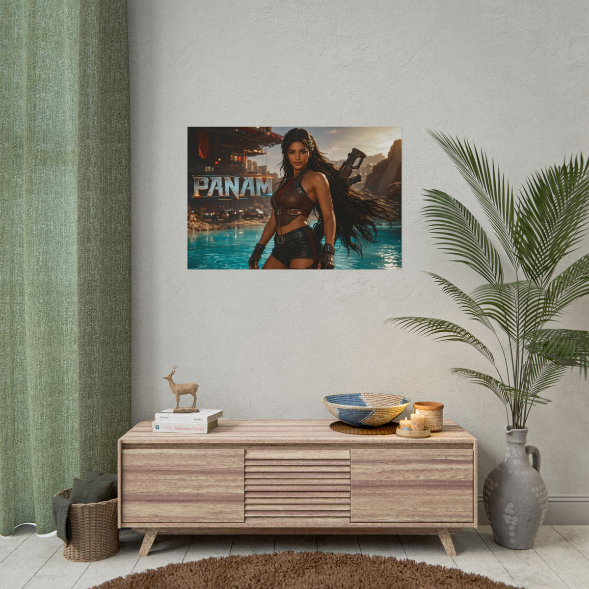 Panam Palmer Character Poster Cyberpunk Gaming Setup Wall Decor Collector Print