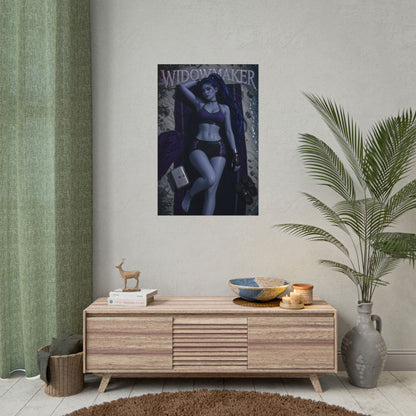 Widowmaker Overwatch Gaming Poster Wall Art Gamer Room Decor Collectible Print