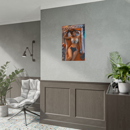 Gaming Wall Art Tracer Overwatch Poster Bedroom Game Room Decor Art Print