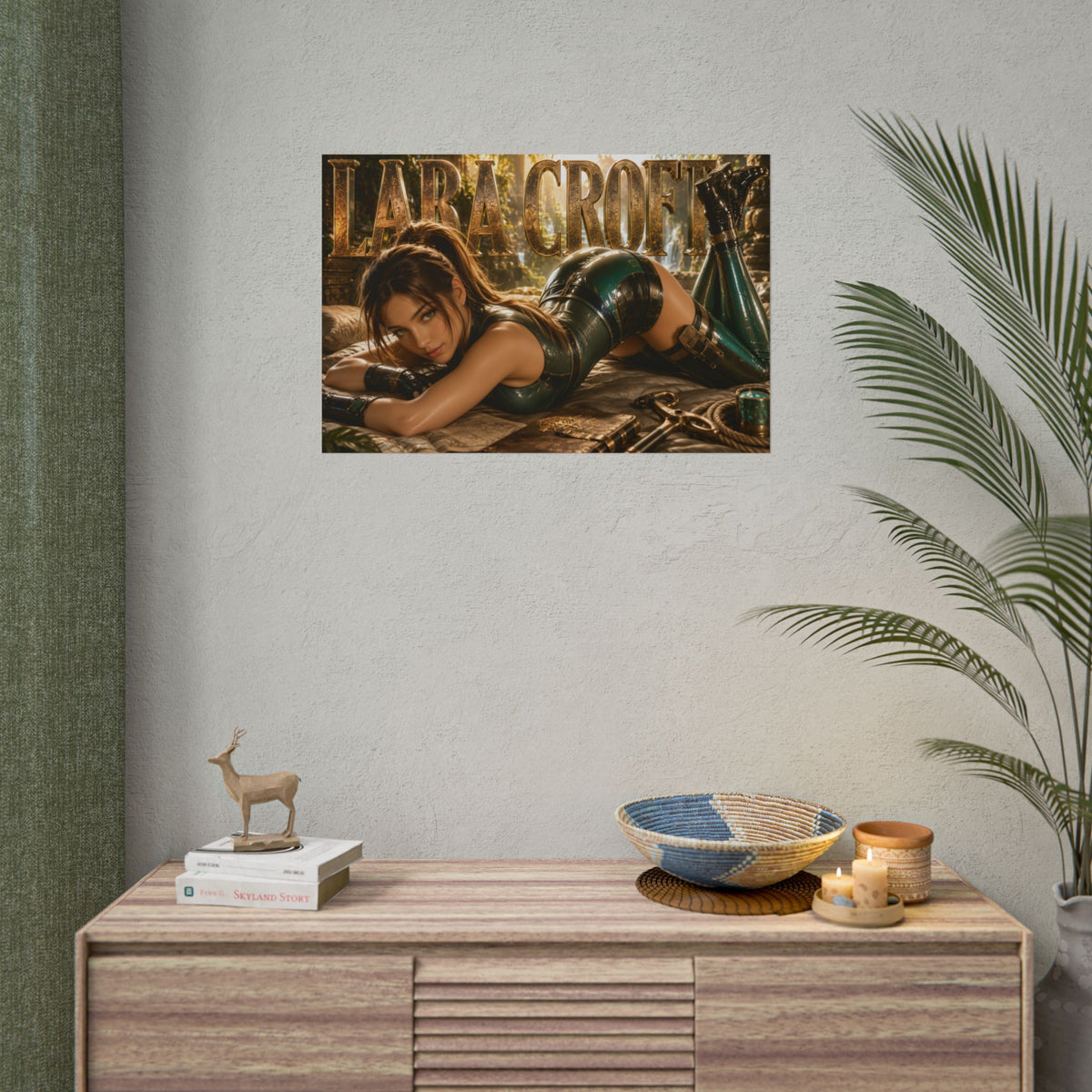 Lara Croft Tomb Raider Poster Gaming Wall Art Gamer Room Decor Collectible Print