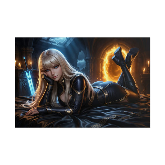 Magik Poster, Marvel Comics Wall Art, Fantasy Print Decor