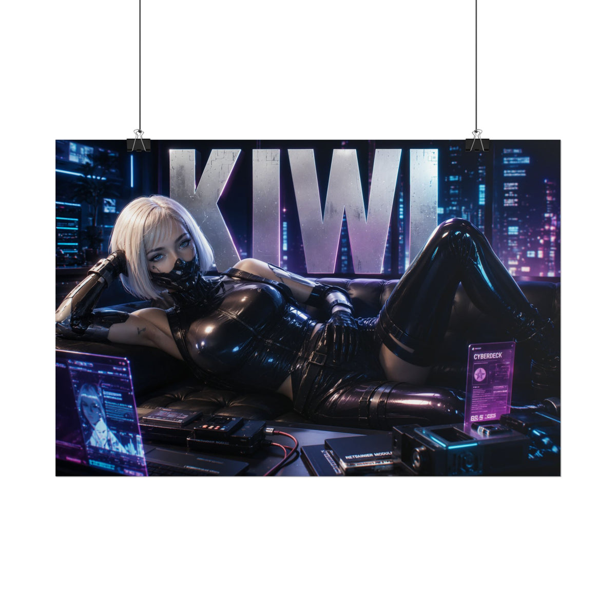 Anime Room Decor Kiwi Cyberpunk Edgerunners Poster Wall Art Character Print