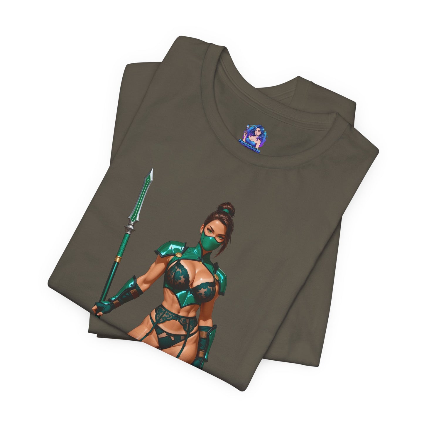 Jade T-Shirt | Mortal Kombat Grafik-T-Shirt für Gamer &amp; Anime-Fans | Krieger-Waifu-Shirt
