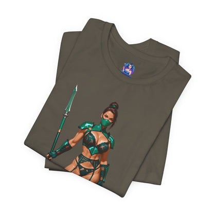 Jade T-Shirt | Mortal Kombat Grafik-T-Shirt für Gamer &amp; Anime-Fans | Krieger-Waifu-Shirt