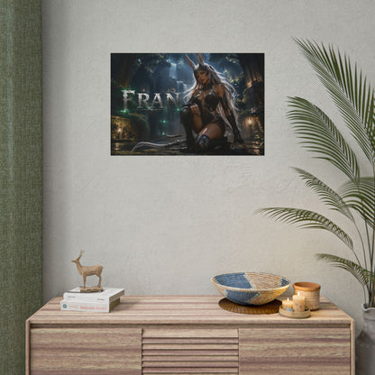 Fran Fantasy Poster Character Wall Art Bedroom Decor Collectible Print