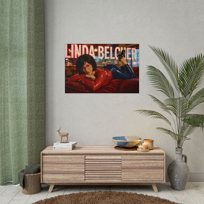Room Decor Linda Belcher Bobs Burgers Poster Cartoon Wall Art Collectible Print