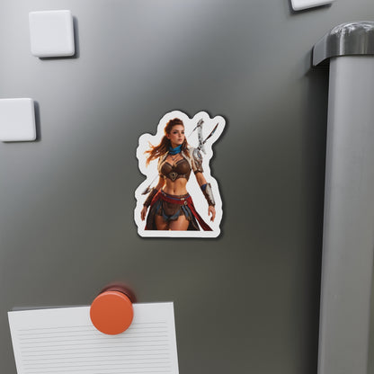 Aloy-Magnet – Horizon Gaming Kühlschrankmagnet, Fantasy-Heldin-Anime-Dekoration