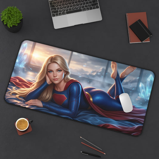 DC Comics Mouse Pad, Supergirl Desk Mat, Gamer Gift XXL