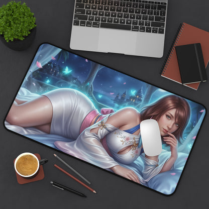 Final Fantasy Mouse Pad, Yuna Desk Mat, Gamer Gift XXL