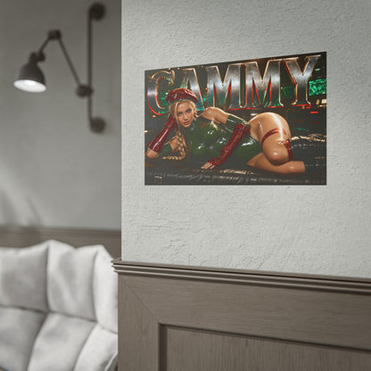 Cammy White Street Fighter Wall Art Poster Gaming Decor Collectible Gamer Gift