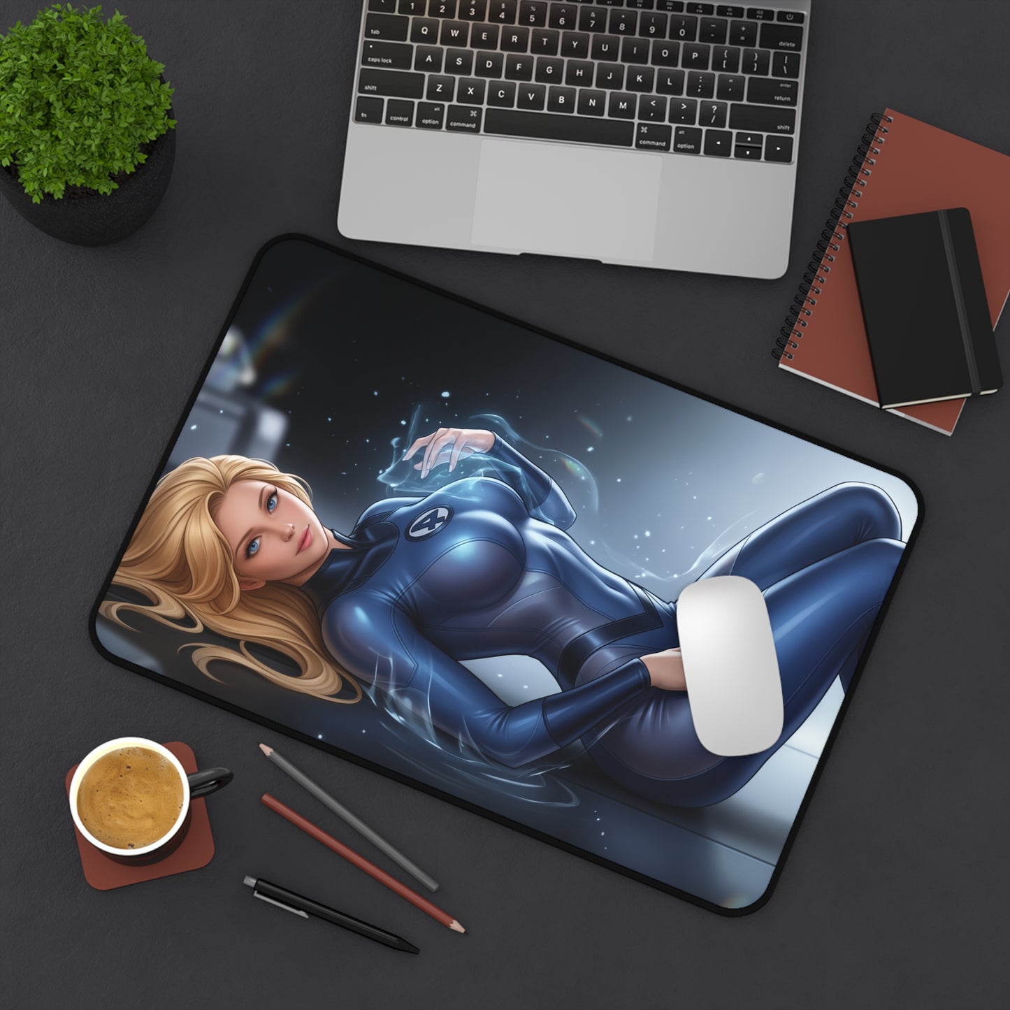 Marvel Mouse Pad, Invisible Woman Desk Mat, Large Desk Pad