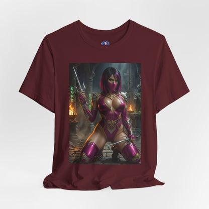 Mileena Mortal Kombat T-Shirt | Kampfspiel-Shirt für Gamer &amp; Anime-Fans