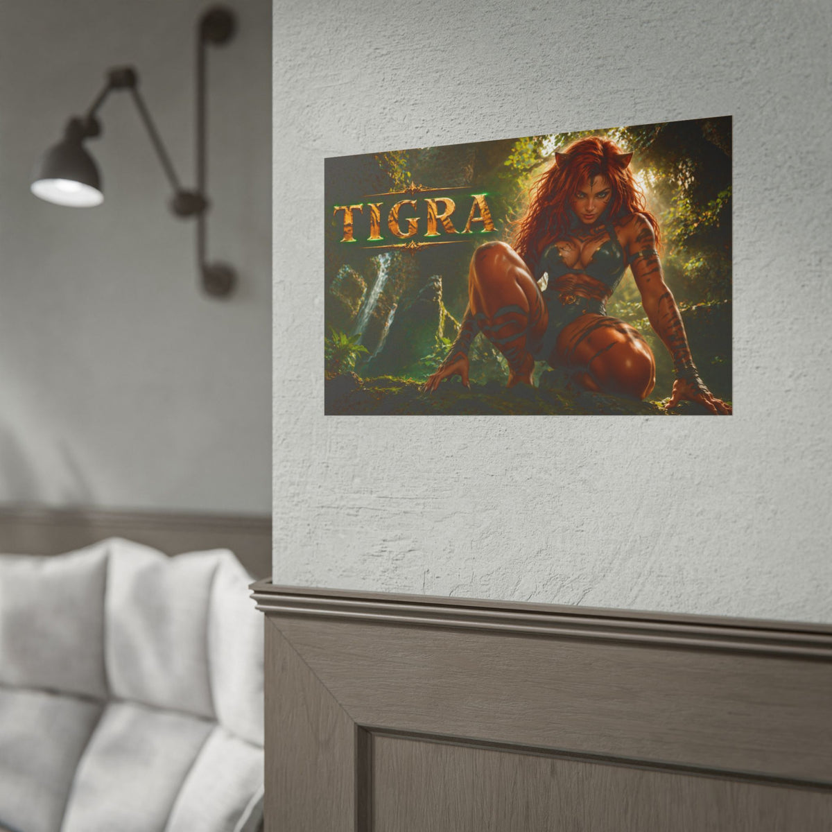 Tigra Comic Poster Character Wall Art Collector Room Decor Art Print