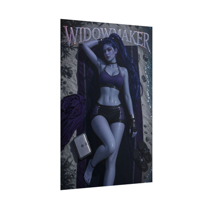 Widowmaker Overwatch Gaming Poster Wall Art Gamer Room Decor Collectible Print