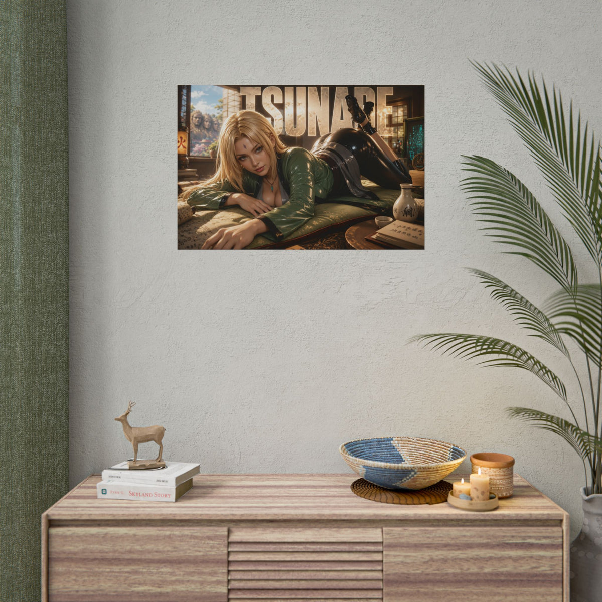 Tsunade Character Poster Naruto Anime Wall Decor Collectible Art Print