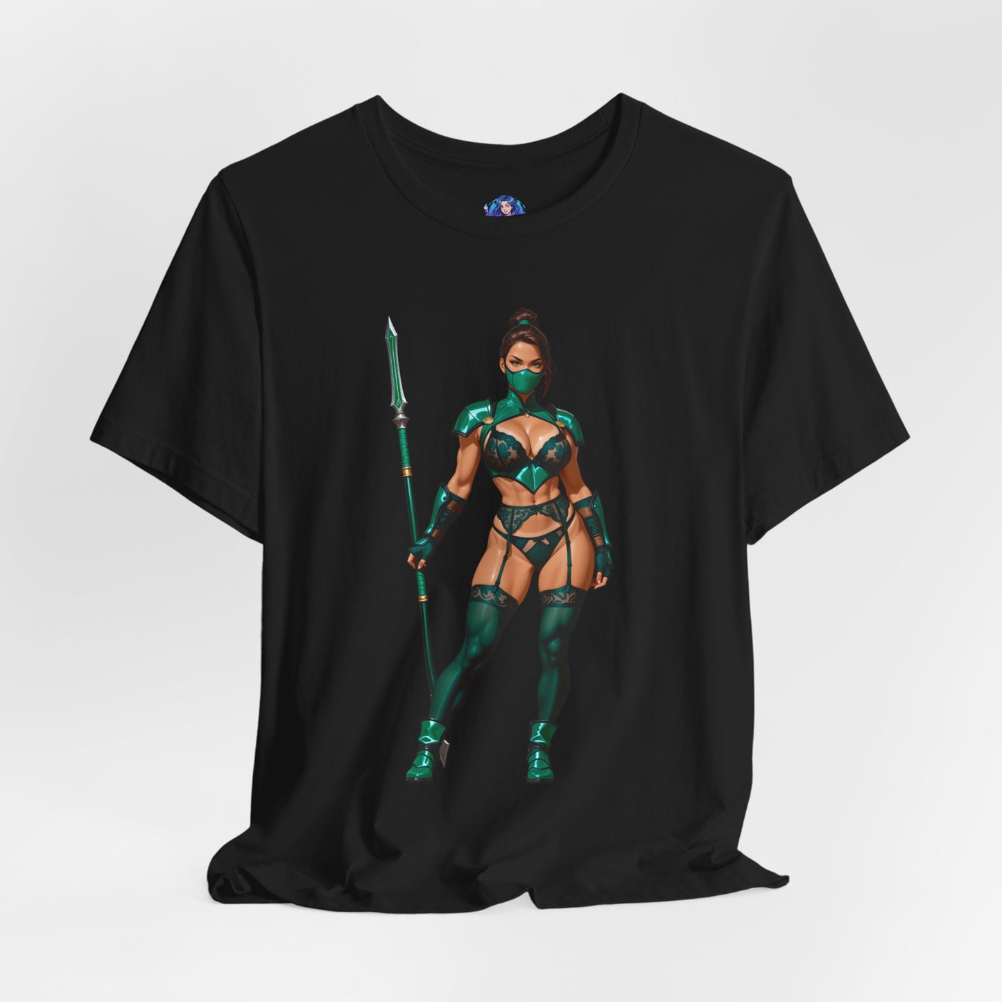 Jade T-Shirt | Mortal Kombat Grafik-T-Shirt für Gamer &amp; Anime-Fans | Krieger-Waifu-Shirt