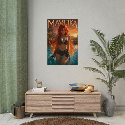Mavuika Genshin Impact Poster Anime Wall Art Manga Style Bedroom Room Decor