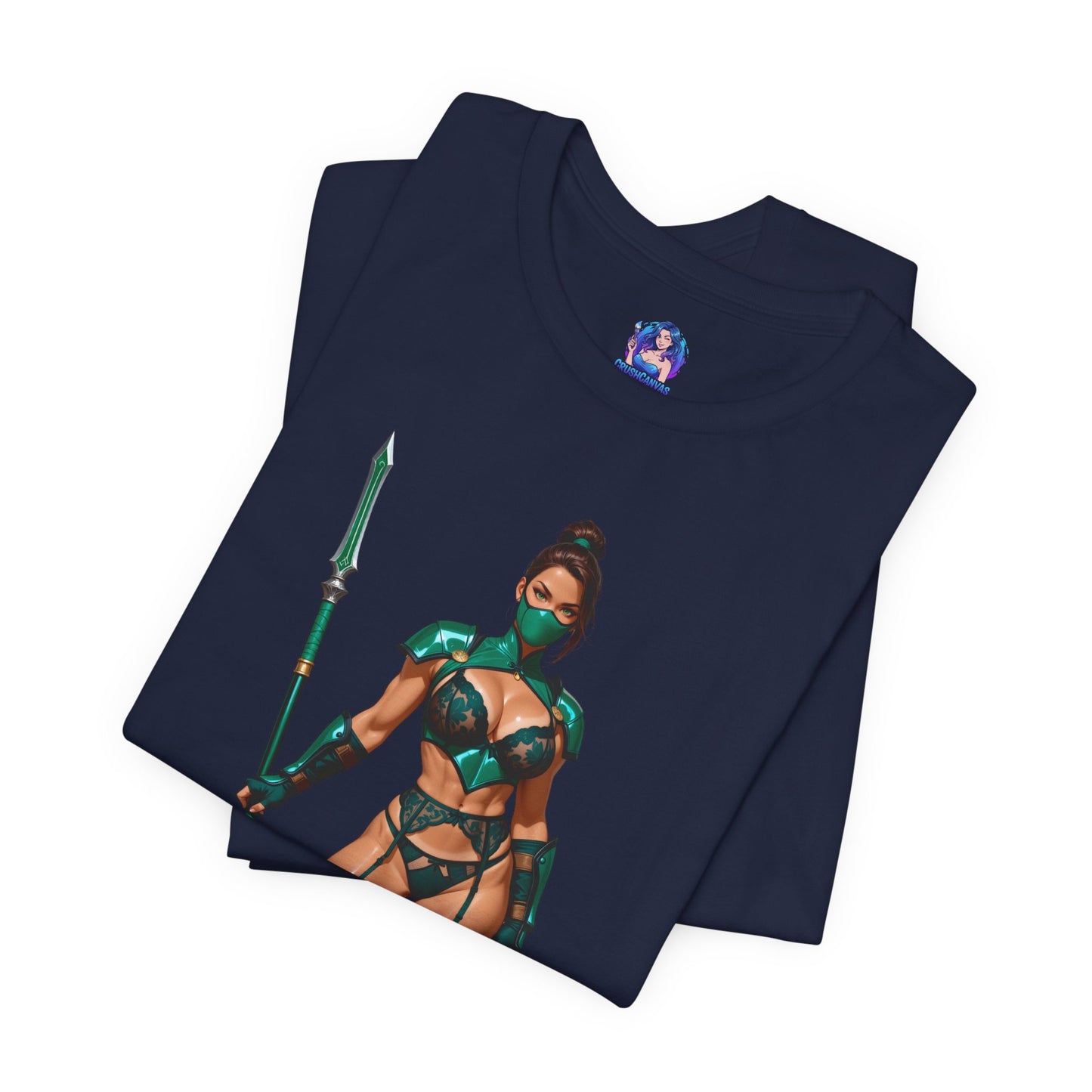 Jade T-Shirt | Mortal Kombat Grafik-T-Shirt für Gamer &amp; Anime-Fans | Krieger-Waifu-Shirt