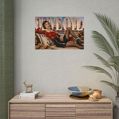 Olive Oyl Popeye Wall Art Poster Retro Decor Collectible Character Gift
