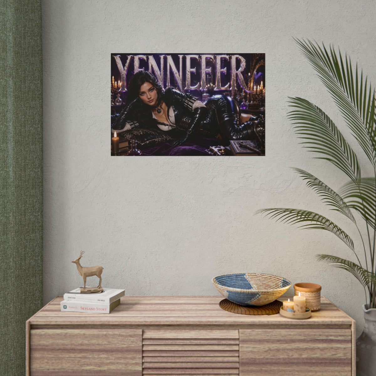 Yennefer of Vengerberg Poster The Witcher Gaming Wall Art Character Room Decor
